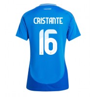 Fotballdrakt Dame Italia Bryan Cristante #16 Hjemmedrakt EM 2024 Kortermet